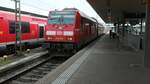 DB Regio 245 006 bei der ausfahrt mit dem IRE 3 Nach Friedrichshafen Stadt am 18.03.2022 in Basel Badischer Bahnhof 