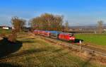 245 015 mit einer RB am 27.12.2023 bei Schwindegg.