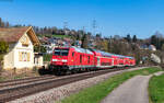 245 006 mit dem RE 3048 (Friedrichshafen Stadt - Basel Bad Bf) bei Beuggen 20.3.26