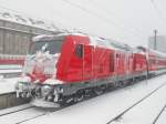 245 001 mit RE nach Füssen in München HBF. 29.12.2014