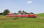 245 006 mit RE 57508 am 12.06.2015 bei Seeg.