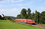 245 037-7 mit dem RE 4221 (Stuttgart Hbf-Lindau Hbf) bei Aulendorf 31.8.19
