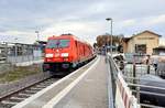 DB 245 024 als Schlusslok am IC 2151 vom Eisenach nach Gera Hbf, am 21.10.2020 in Jena-Göschwitz.