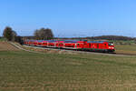 Letztes Einsatzgebiet der Kemptener Loks der Baureihe 245 ist ein Umlauf im Berufsverkehr von Oberstdorf nach München und zurück.