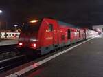 DB Regio 245 035 kam am 29.12.21 mit einem IRE 3 aus Friedrichshafen Stadt in Basel Badischer Bahnhof 