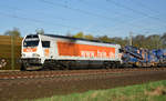 Voith Maxima 264 008-4 der HVLE kam schwer bepackt aus Richtung hamburg und war unterwegs in nach Lüneburg.