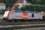 246 001-2 der Havelländischen Eisenbahn AG (HVLE)stand am 15.
