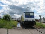 IGT 246 001-2 war mit dem Science Zug in Freiburg zu Gast; Der Zug war ausgestellt im Freiburger Gterbahnhof.