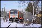 Am 7. Dezember 2012 fanden zwischen Roth und Treuchtlingen wieder Testfahrten mit einem Zug der Baureihe 620 statt. Hier zu sehn ist 246 010-3 der hvle an der Dieseltankstelle in Roth.