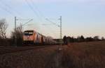 246 001-2 der hvle zu sehen am 08.03.15 an der Schöpsdrehe bei Plauen/V.