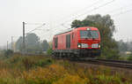 247 904 war am 28.09.17 Lz unterwegs Richtung Dessau. Hier rollt der Dieselvectron durch Jeßnitz.