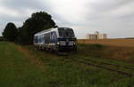  247 907 Lz bei Niederpöllnitz auf dem Weg zum Tanklager nach Lederhose am 31.07.2019 