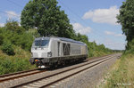 Lz Leistung Tf 91911 Richtung München konnte hier in Liebau/ Pöhl aufgenommen werden.