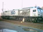 330091 ehmals 250 009 Bombadier Blue Tiger im Containerterminal in Kreuztal 06.01.05