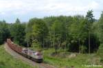 OHE 330092 nach lngeren Halt in Bischofswerda bei Putzkau am 12.08.2011