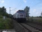Am 28.06.2012 kam OHE 330094 (250 001) mit einem Scheibewandzug aus Niedergrne und fuhr in Richtung Stendal.
