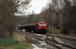 V330.5 (92 80 1250 008-0 D-HVLE) mit Kieszug am 19.04.2013 in Vilseck