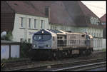 Der LTH OHE Tiger 330091 kam am 11.10.2007 solo in den Bahnhof Neubeckum.