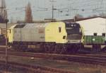 Dispolok ME 26-09 im Deinst der CFL in Trier am 2-4-2002