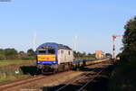 251 002-2 mit dem AZS 28907 (Westerland(Sylt)-Niebüll) in Klanxbüll 1.9.20