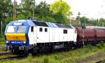 MaK DE 2700-02 (251 002-2) mit einem TOUAX Falns Ganzzug Gladbeck-West 20.05.2014