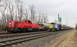 DB Cargo 261 107 und Captrain 275 102 // Duisburg; Stadtteil Wanheim-Angershausen // 07.03.2018