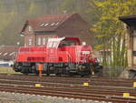 DB 261 107-7 am 13.04.2019 beim pausieren in Eisenach.