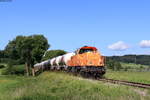 261 300-8 mit dem DGN 91239 (Singen(Htw) - Mengen) bei Krauchenwies 11.6.22