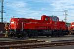 Die 261 080-6 (Voith Gravita 10 BB) der DB Schenker Rail abgestellt am 02.09.2012 beim ICE-Bahnhof Montabaur.