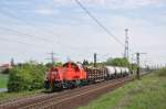 261 076 mit Gterzug am 30.04.2012 in Ahlten