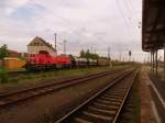 Am 16.05.2013 fuhr 261 041 mit ihrem Nahgter von Stendal nach Magdeburg Rothensee.