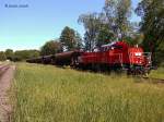261 099 fuhr am 14.06.13 nach koops beim bhf glinde 