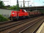 261 103 fuhr mit 16 fas am 18.06.13 durch bhf harburg 