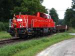 261 029-3 war auf rangierfahrt im bhf glinde am 05.07.13