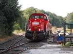 261 098-8 war bei rangierarbeiten beim glinder bhf am 12.08.13  