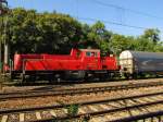 northrail 260 510-3 im Dienst fr die DB mit der bergabe von Erfurt Gbf nach Arnstadt, am 06.09.2013 in Erfurt Bischleben.