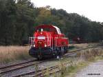 261 029-3 war bei rangierarbeiten beim bhf glinde am 27.09.13