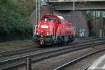 261 092-1 ist am 24.10.13 solo durch hh-harburg gefahren