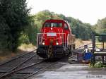 261 098-8 war bei rangierarbeiten beim bhf glinde am 12.08.13