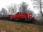261 028-5 schob einen ganzzug am 10.12.13 vom bhf glinde nach koops