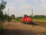 DB 261 093-9 am 11.07.2014 beim umsetzen in Großrudestedt.