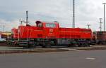   Zwei Voith Gravita 10 BB, 261 054-1 und dahinter die 261 051-7der DB Schenker Rail abgestellt am 02.08.2014 beim Bahnhof Montabaur.