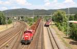 261 065-7 hier am 29.06.15 bei der Einfahrt Saalfeld/Saale.