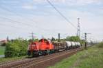 261 076 mit Güterzug am 30.04.2012 in Ahlten