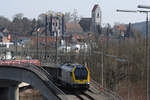 25.03.2018 264 013-4 vor der Skyline von Plochingen