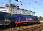 Raildox 264 002-7 D-RDX mit Getreidezug auf der Güterzugumfahrung Dresden Hbf am 20.09.2020 - Perspektive dem Licht geschuldet.