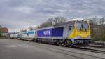 Voith Maxima 40 CC 264 003 mit Sggnss und Sggns-XL bei Laufenburg Ende März.