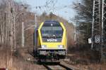 Nachschuss auf VOITH MAXIMA (92 80 1264 013-4 D-VTCT)am 08.03.2011 in Meinsdorf