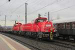 DB 265 011-7 & DB 265 004 in Witten Hbf, M�rz 2013.