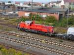 265 002-6 beim Rangieren in Nordhausen 30.08.2013